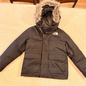 The North Face Girls' Black Quilted Jacket